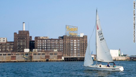 The old Domino Sugar factory on the Baltimore harbor. Men like Walter Boyd raised families working there.