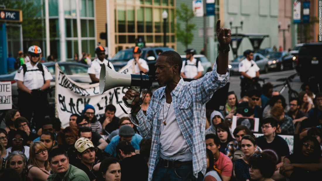 Close to 300 protesters in Columbus, Ohio, attend a solidarity march for Baltimore on Saturday, May 2.  People in cities across the United States have showed their support for &lt;a href=&quot;http://www.cnn.com/2015/04/23/us/gallery/freddie-gray-protest/index.html&quot;&gt;protesters in Baltimore&lt;/a&gt;. Click through the gallery to see more: