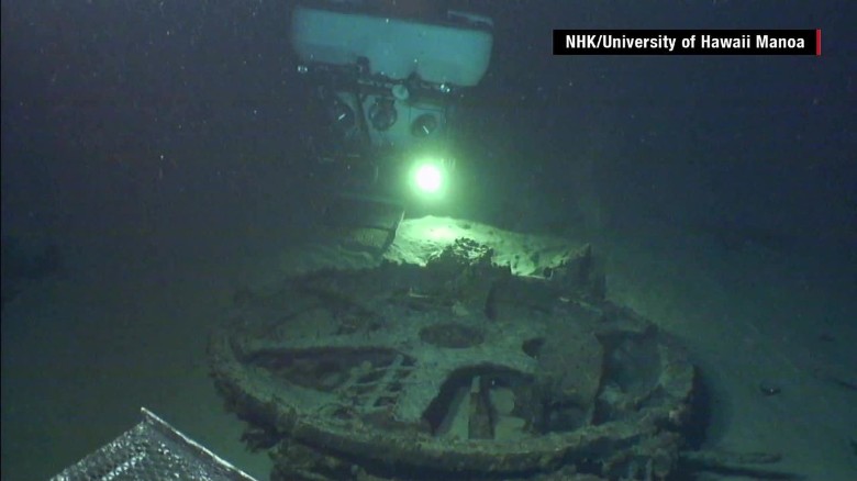 Hangar of Japan's aircraft carrier sub found - CNN