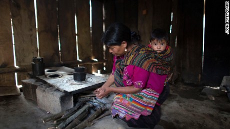 Chronic malnutrition is highest in indigenous Mayan communities, which also have high rates of poverty. 