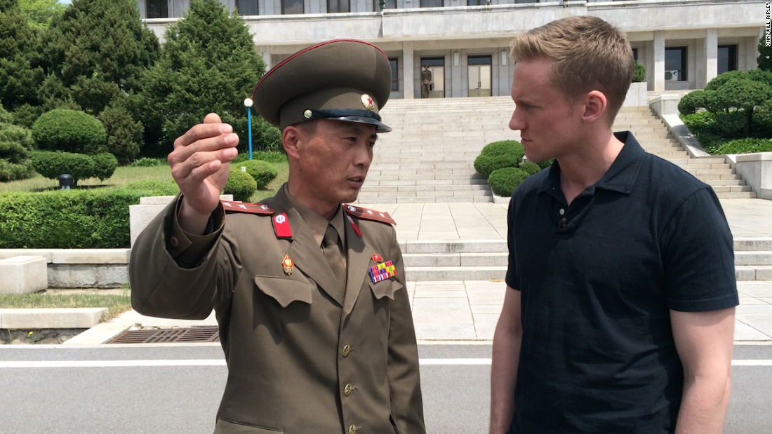 Junior Lt. Col. Nam Dong Ho speaks to CNN correspondent Will Ripley. In May 2015, Ripley and his team were &lt;a href=&quot;http://www.cnn.com/2015/05/02/asia/cnn-inside-north-korea/&quot;&gt;granted rare access to the Demilitarized Zone (DMZ) in North Korea.&lt;/a&gt; An estimated three-quarters of North Korea&#39;s standing army of more than a million is based near the heavily fortified border.