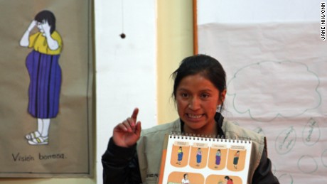 Juanita Tzunún helps educate and empower indigenous women to become volunteer &quot;health promoters&quot; in their communities.