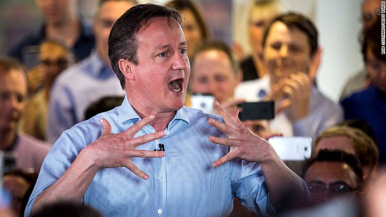 Cameron shows uncharacteristic rage before vote