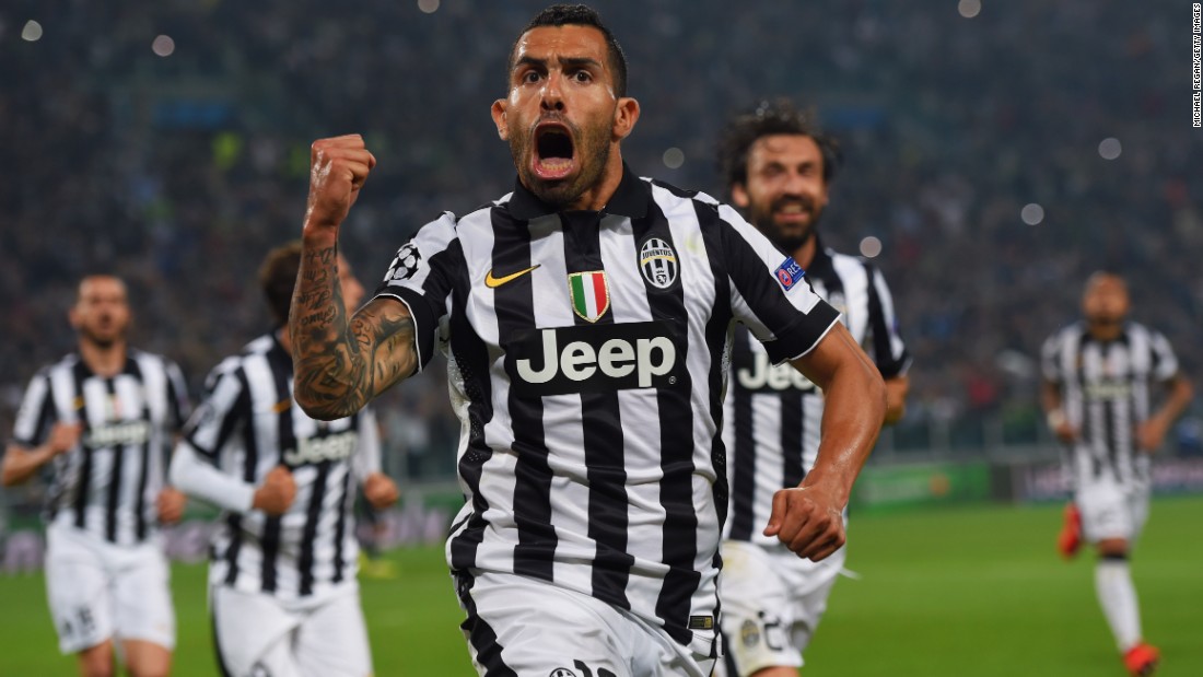 Carlos Tevez fired Juventus back in front on 57 minutes from the spot after being sent sprawling inside the penalty area by Dani Carvajal. 