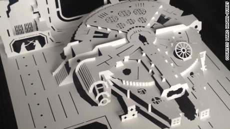 Incredibly detailed Star Wars scenes made from single sheets of paper