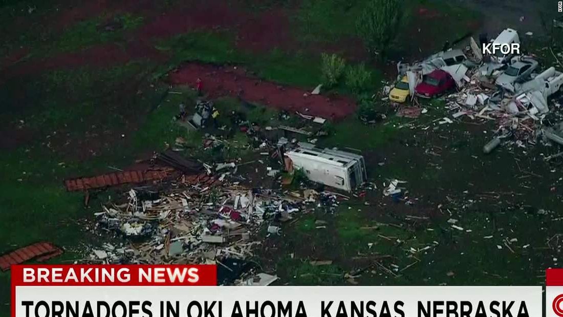 Tornadoes Reported In Kansas Oklahoma And Nebraska Cnn Video