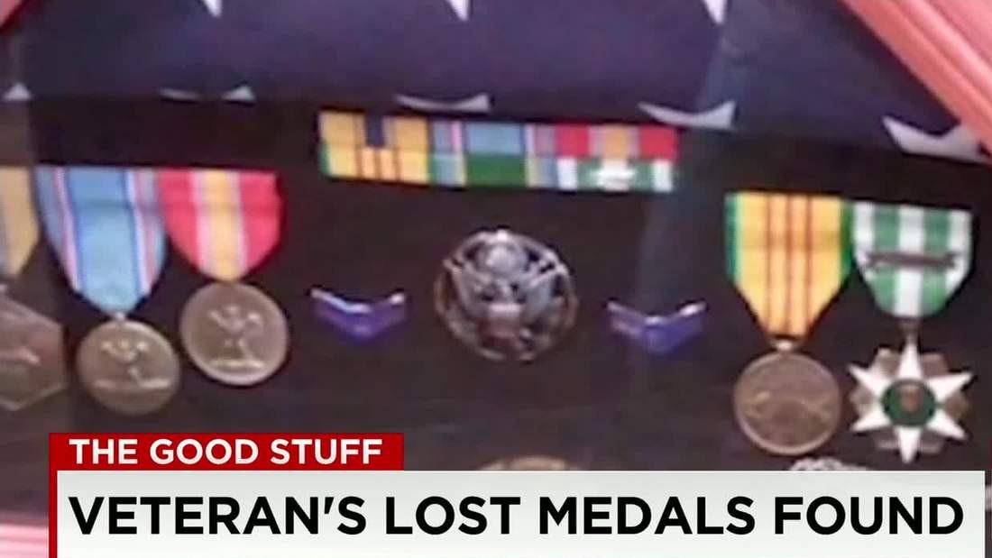 Caring citizen helps veteran replace war medals CNN Video