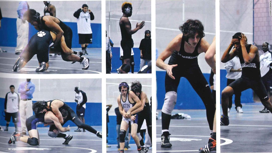 This collection of photos of Dzhokhar Tsarnaev in his wrestling days was introduced by the defense.