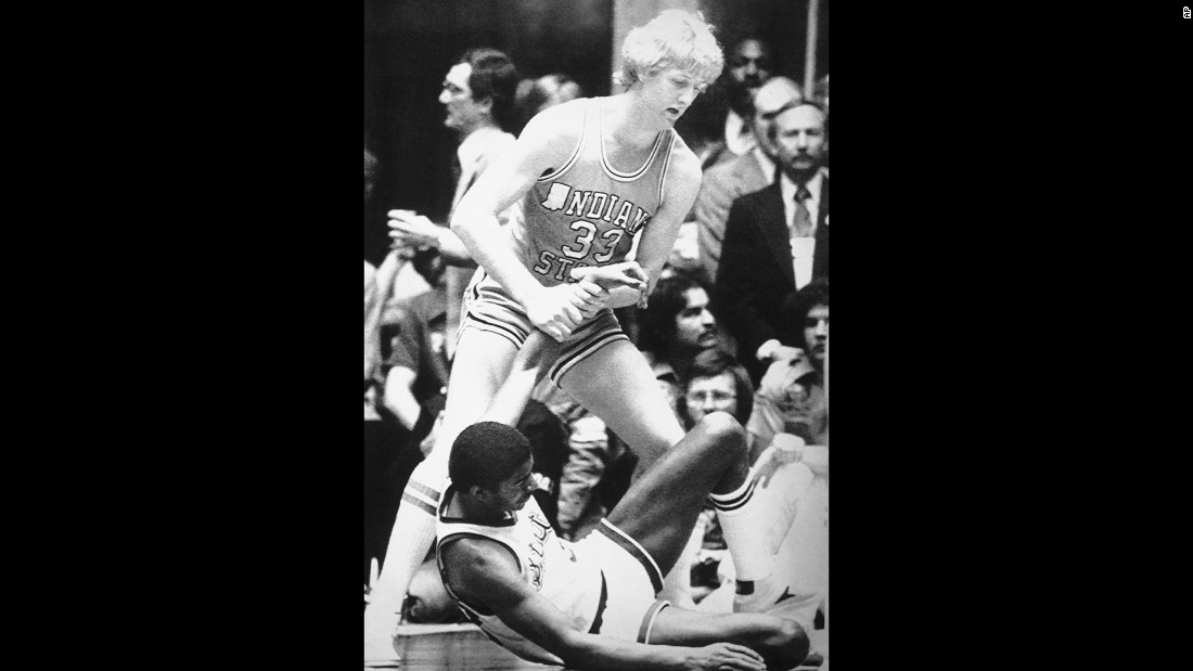 The 1979 national championship game between Michigan State and Indiana State still ranks as the most-watched college basketball game of all time, thanks to two up-and-coming superstars: Michigan State&#39;s Earvin &quot;Magic&quot; Johnson, bottom, and Indiana State&#39;s Larry Bird. Johnson&#39;s Spartans won the NCAA title, but the two players&#39; rivalry was only just beginning. During their pro careers in the NBA, Bird&#39;s Boston Celtics and Johnson&#39;s Los Angeles Lakers would meet in the NBA Finals three times in the &#39;80s.