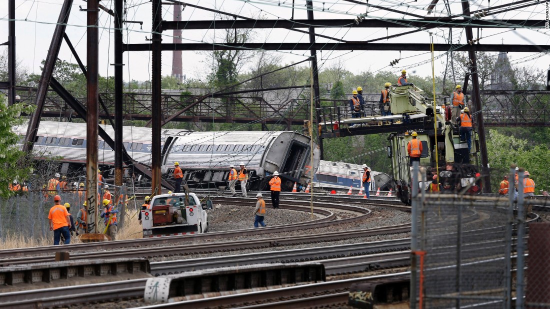 Conductor: Amtrak train may have been hit by something - CNN