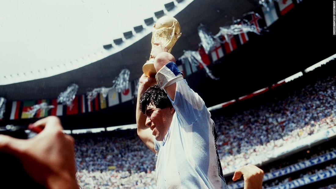 One of the world&#39;s greatest ever players, Diego Maradona led Argentina to victory in the 1986 World Cup final against West Germany in Mexico.