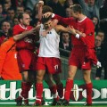 Gerrard 2003 League Cup final Manchester United