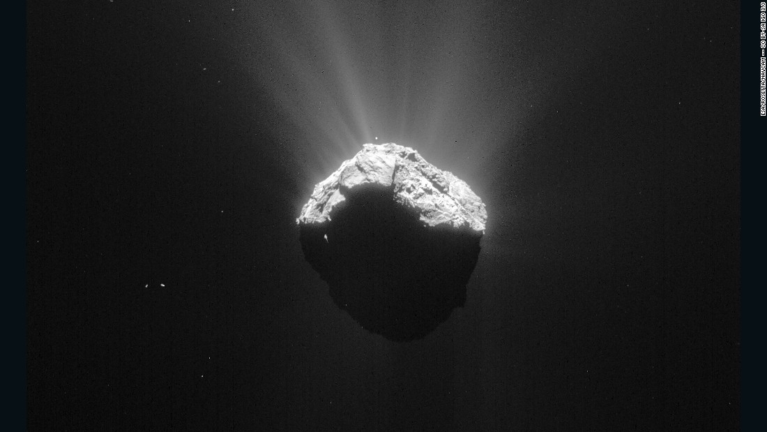 This image of Comet 67P/Churyumov-Gerasimenko was taken on April 15, 2015.