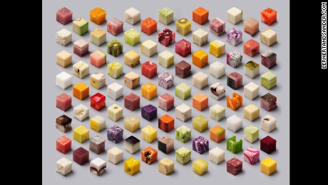 Artists Lernert Engelberts and Sander Plug made this food-themed image for a Dutch newspaper.