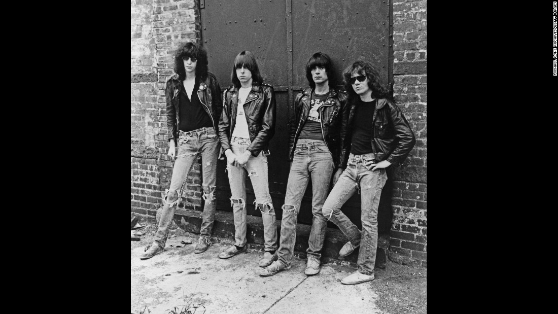 The &#39;70s ushered in a new musical movement that put a premium on speed, simplicity and raw power. Bands like the Ramones, pictured, and the Sex Pistols put to waste the trippy, hippie music of the &#39;60s, replacing it with short, fast songs filled with attitude and angst. It could only be called one thing: punk.