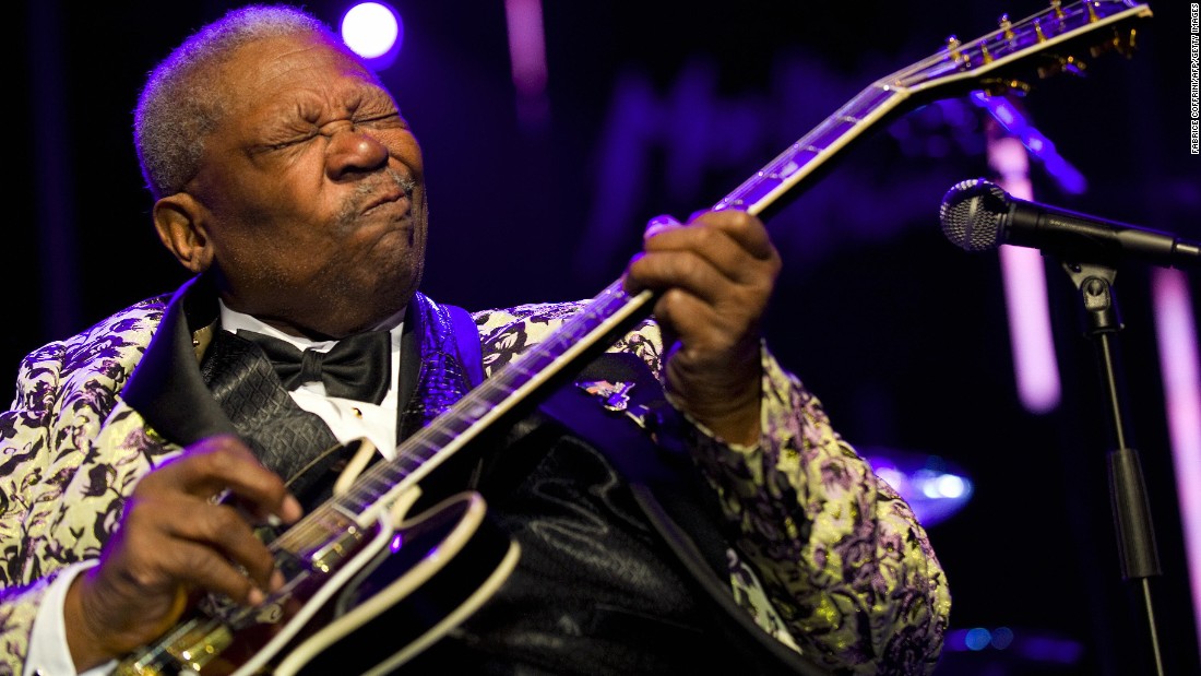 Blues legend &lt;a href=&quot;http://www.cnn.com/2015/05/15/entertainment/bb-king-dead/index.html&quot;&gt;B.B. King&lt;/a&gt;, who helped bring blues from the margins to the mainstream, died May 14 in Las Vegas, according to his daughter Patty King. Two weeks earlier, it was announced that King was in home hospice care after suffering from dehydration. He was 89.