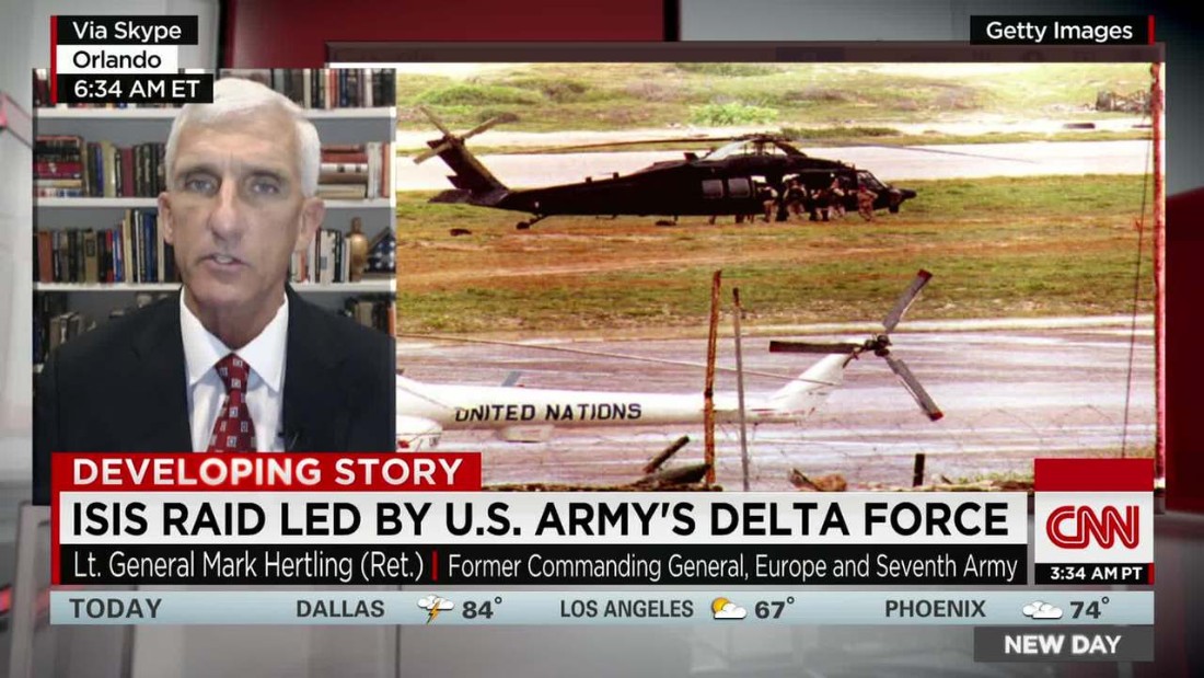 U.S. Army's Delta Force led raid on ISIS - CNN Video