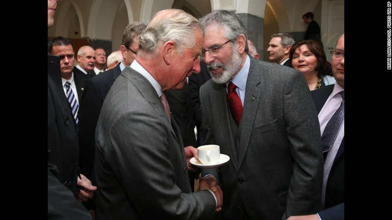 Prince Charles meets Sinn Fein leader in historic first