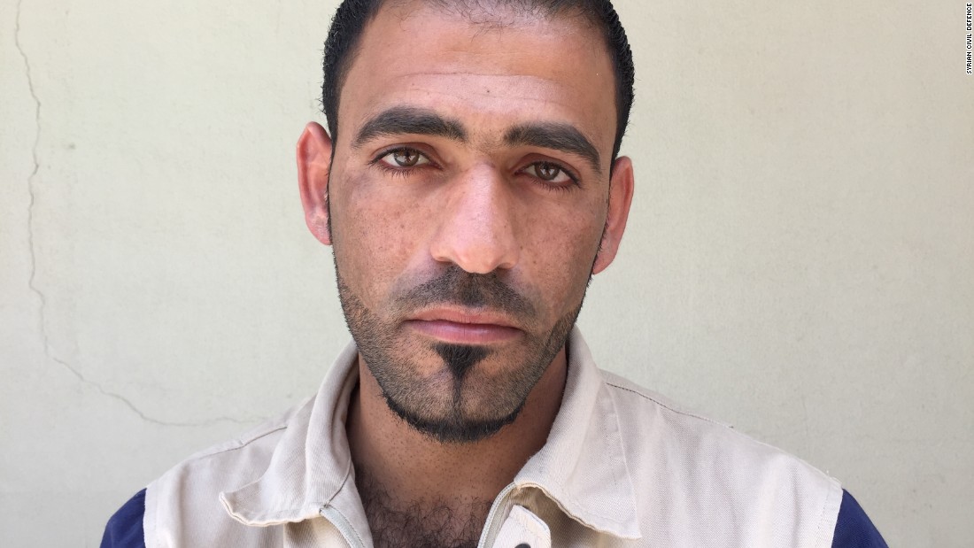 Husam Mudiratee, 27. Policeman. &quot;A two-story building collapsed. We found an 11-year-old boy crouched in the corner, safe. It was the first life I rescued and if I never save another life, that will be enough.&quot;