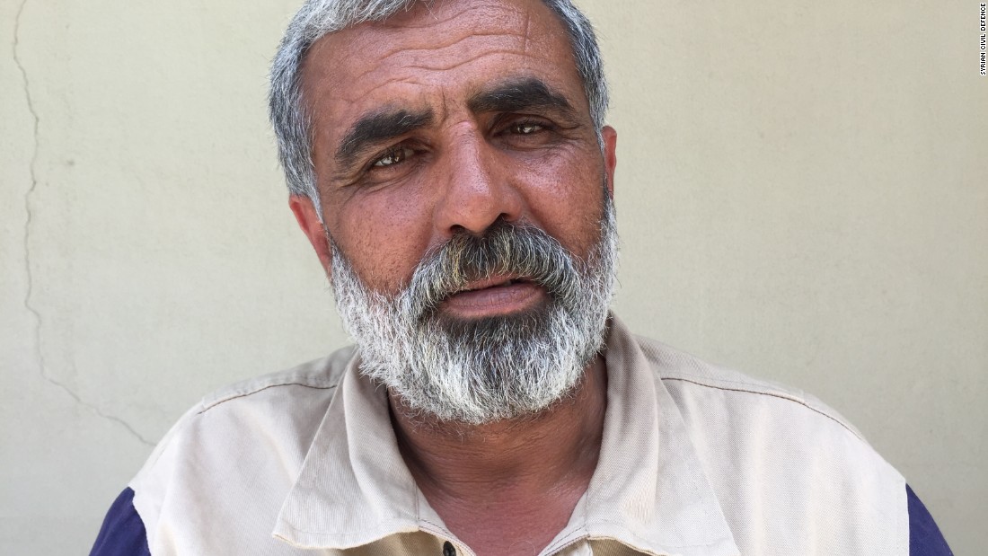 Ali Hubeter, 49. Farmer. &quot;We found two kids in the rubble in Ainsheeb. The two-year-old lost his leg. We thought he wouldn&#39;t make it, but he is alive!&quot;