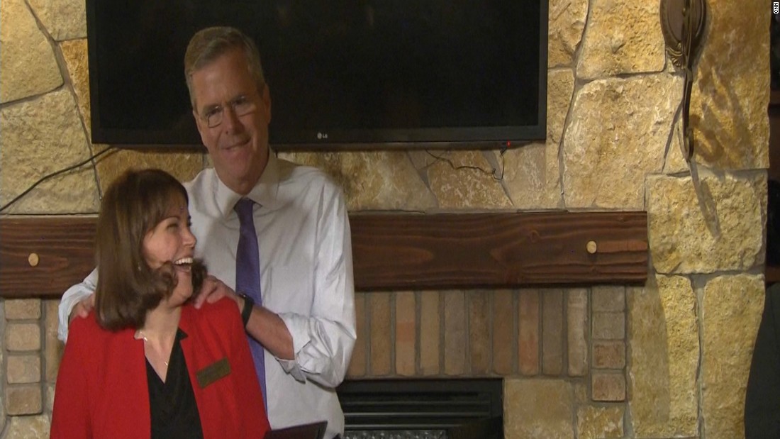 Jeb Bush Gives New Hampshire Woman Massage Cnnpolitics