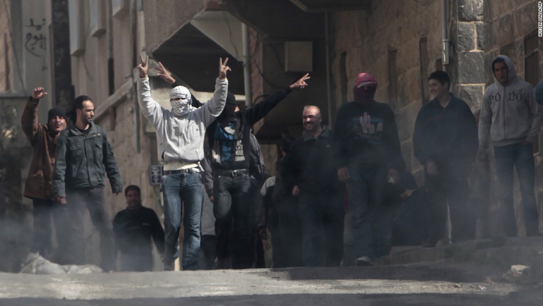 Anti-government protesters demonstrate in Daraa on March 23, 2011. In response to continuing protests, the Syrian government announced several plans to appease citizens.