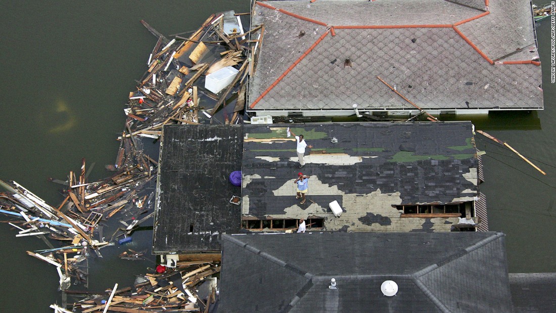 &lt;strong&gt;Katrina, 2005:&lt;/strong&gt; Unforgettable &lt;a href=&quot;http://www.nhc.noaa.gov/data/tcr/AL122005_Katrina.pdf&quot; target=&quot;_blank&quot;&gt;Katrina&lt;/a&gt; -- the costliest hurricane and one of the five deadliest to hit the United States, according to NOAA -- devastated the Gulf Coast days after crossing Florida. Flooding destroyed thousands of homes in the New Orleans area alone; storm surges wiped out coastal towns in Mississippi. Here, people stand stranded on a roof in New Orleans.