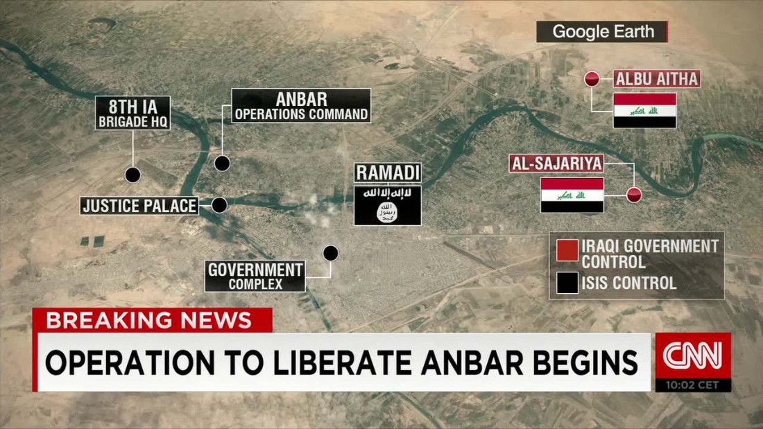 Iraq Forces Begin Military Operations In Anbar Cnn Video 