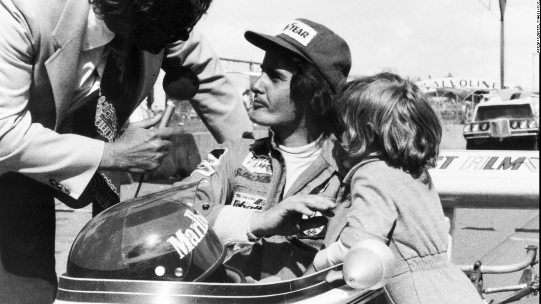 Gilles Villeneuve was one of the most popular racers of his generation. Although he won just six of his 67 races, his style and swagger made him a favorite with motorsport fans. He died following an accident at the 1982 Belgian Grand Prix. 