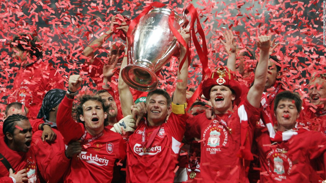 His finest hour in a Liverpool shirt came in 2005 when he led Liverpool to a memorable European Champions League victory. Trailing Italian side AC Milan 3-0 at halftime, Gerrard sparked an incredible comeback, netting the first goal as the Reds leveled at 3-3. The game went to penalties, and Liverpool emerged triumphant.