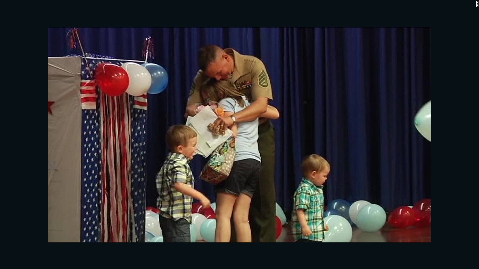 Soldier Dad Surprises Daughter On Birthday Cnn Video 0942
