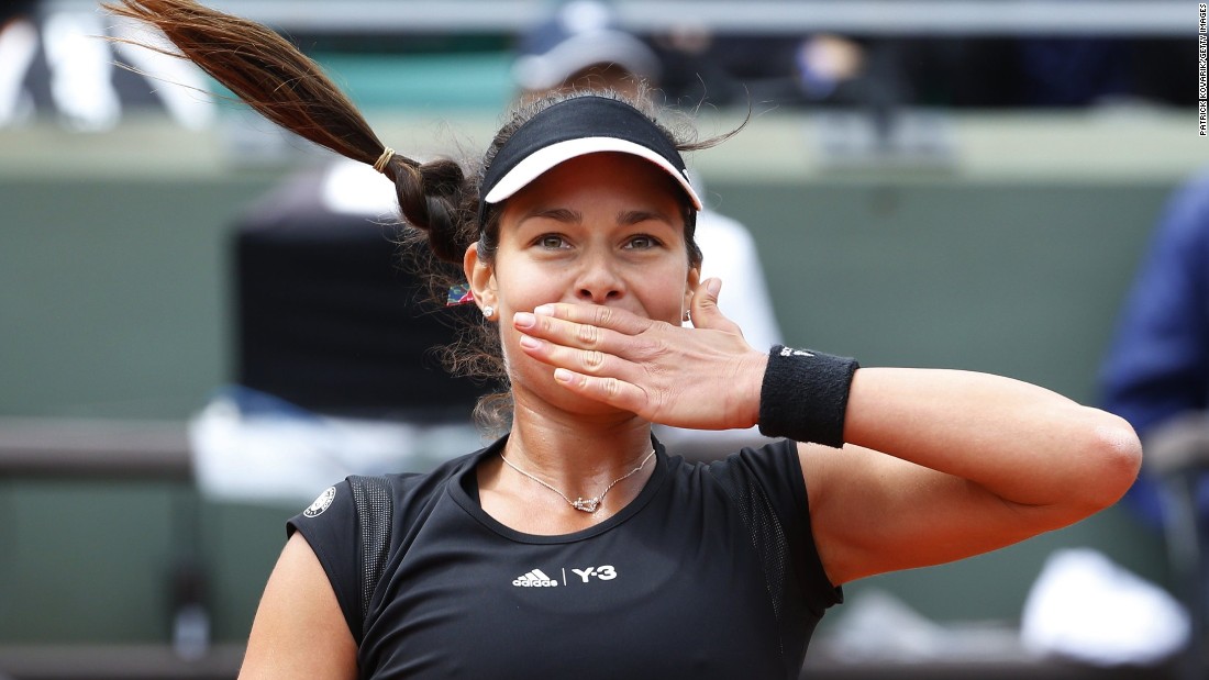 Former champion Ana Ivanovic was delighted to reach the quarterfinals of this year&#39;s French Open.