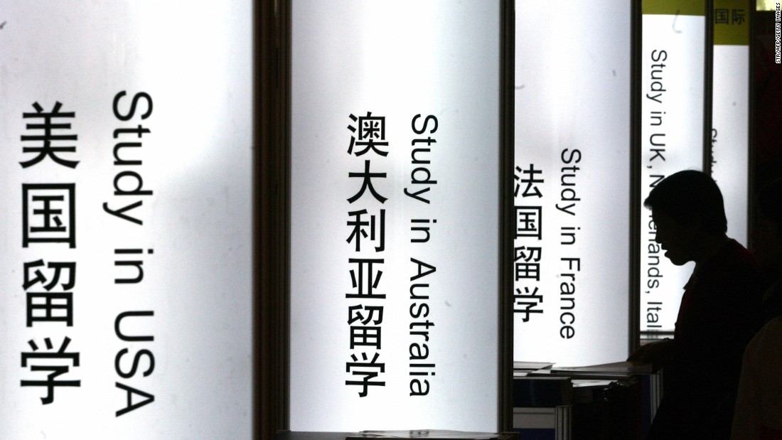 Yet the gaokao perhaps is not as important as it used to be, with more Chinese studying abroad. Some 460,000 Chinese studied abroad in 2014, according to China&#39;s Ministry of Education. The United States, Canada, the United Kingdom and Australia have seen a rapid growth of Chinese undergraduate population on university campuses in the last decade.