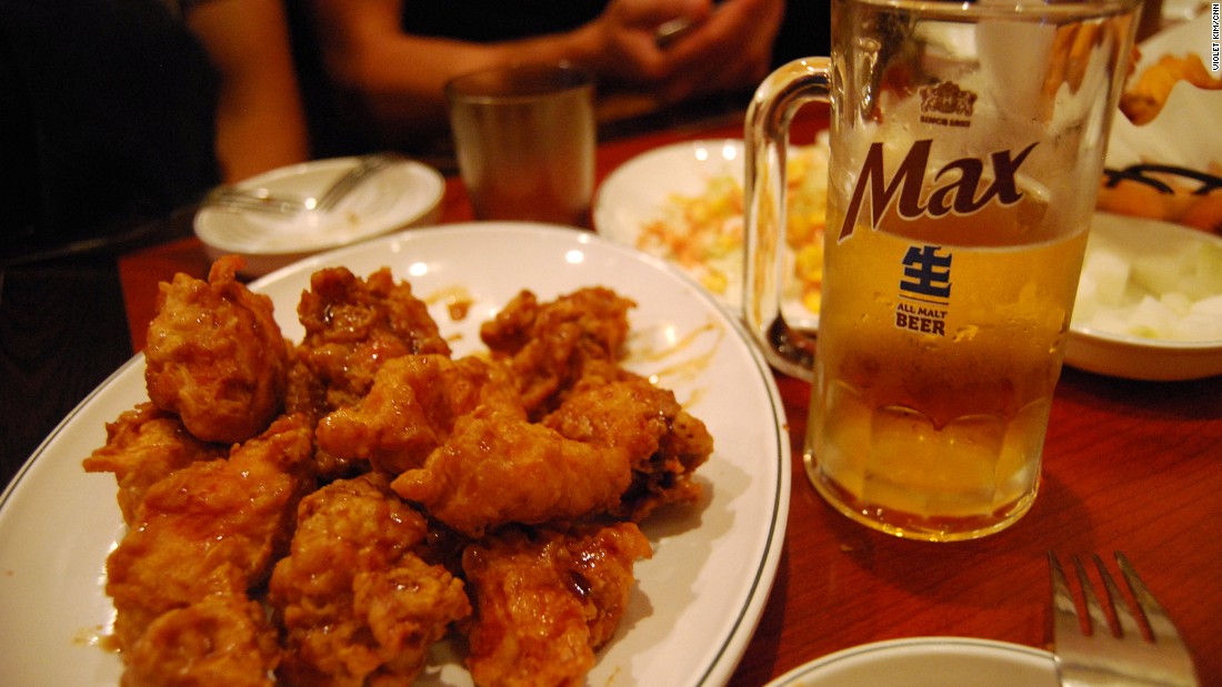 chimex korean chicken beer