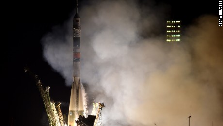 Russian Soyuz craft take crew members to the ISS.