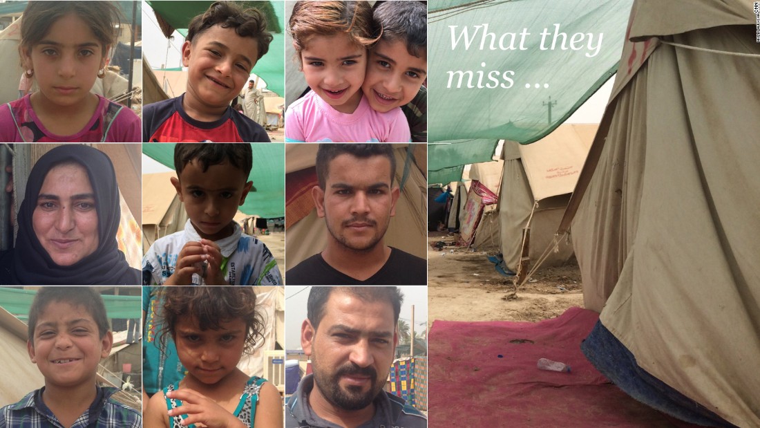 CNN talked to internally displaced Sunni families in western Baghdad about the items they were forced to leave behind as they fled from ISIS brutality in Anbar province.