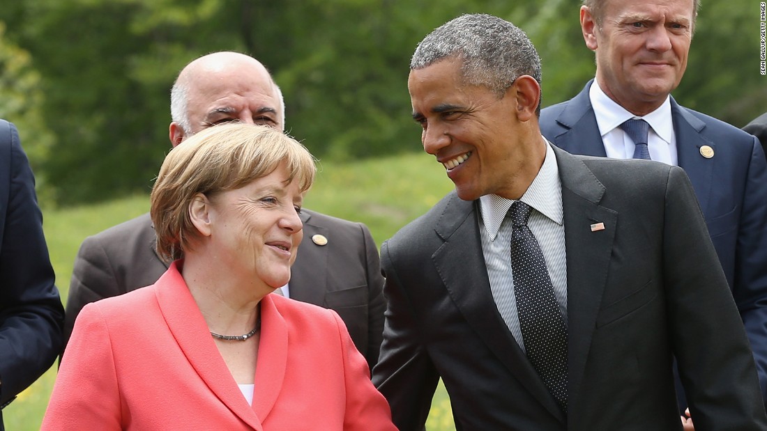 Barack Obama Angela Merkel Enjoy View In Germany Cnnpolitics 3618