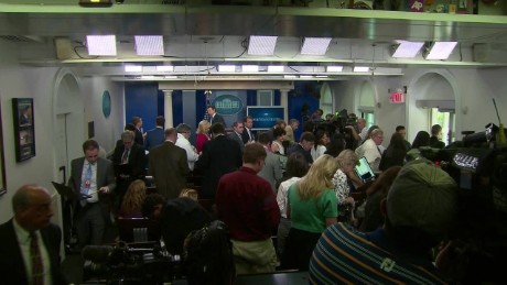 Secret Service Clears White House Briefing Room