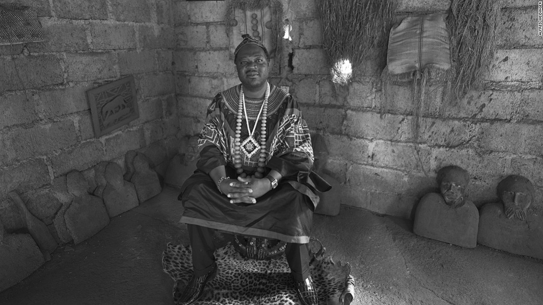 Fo Njitack Ngompe Pele of Bafoussam in the West Province. Fos are sub-chiefs, whose role is to assist the chief.