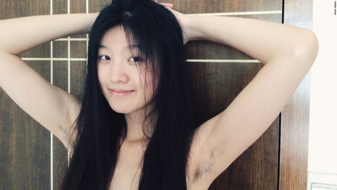 Chinese Feminists Flaunt Natural Armpits