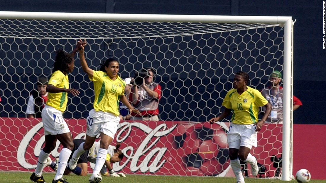 The 29-year-old scored her first World Cup goal 12 years ago, also a penalty against South Korea.