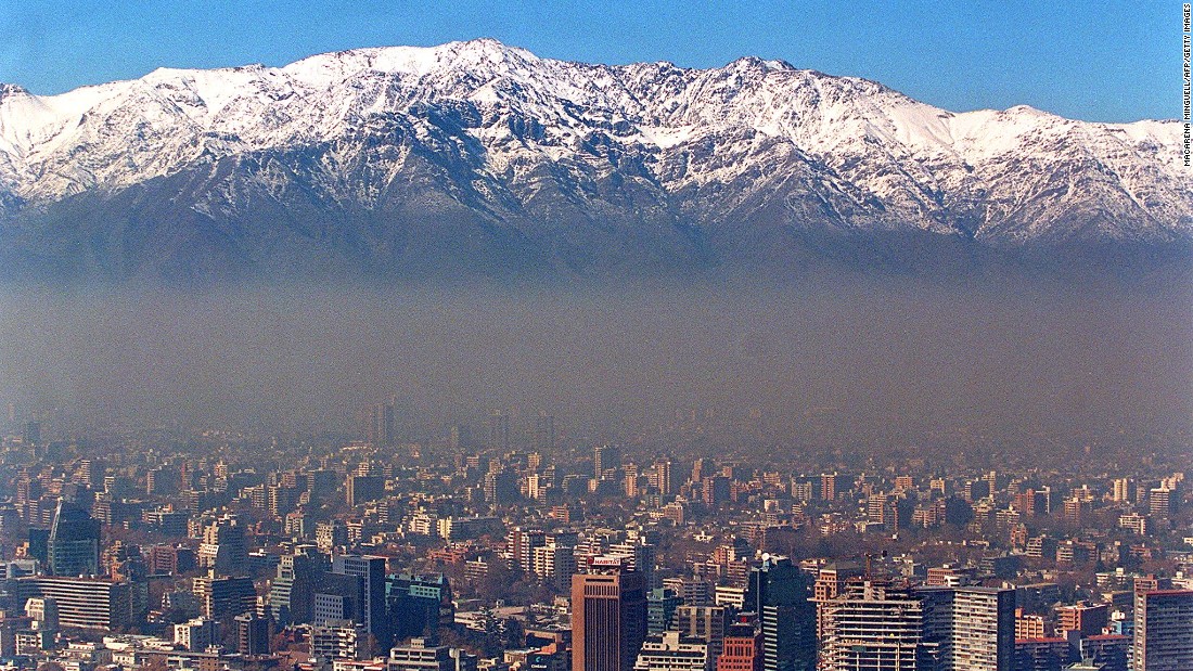 Chile&#39;s capital has two stadiums hosting matches during Copa America 2015. The Andes mountain range provides a stunning backdrop to Santiago, which regularly has problems with lingering smog. 