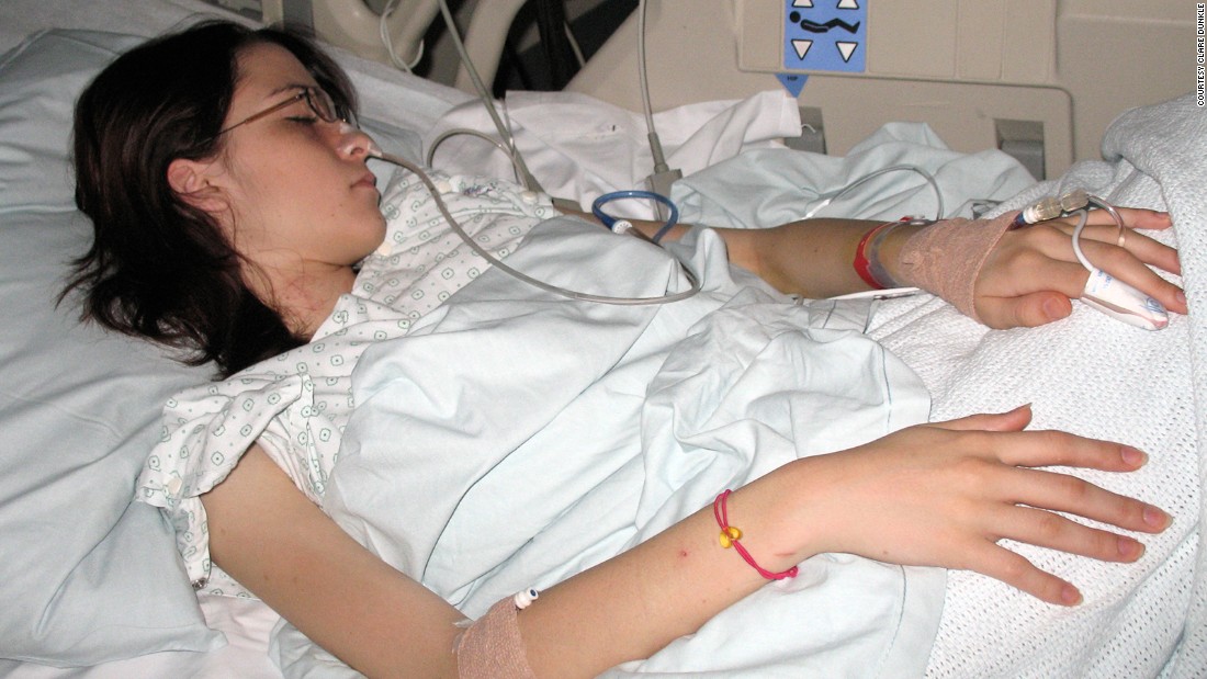 Although Elena didn&#39;t want to admit she was anorexic, she was hospitalized to get her back to a healthy state.