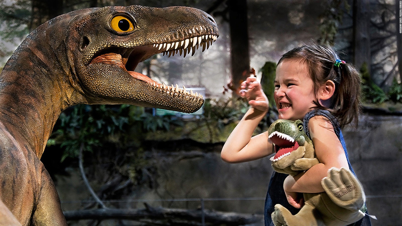 Парк Юрского периода дети и динозавры