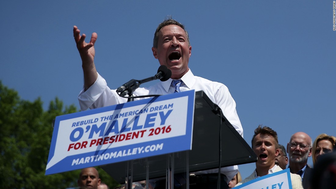 Former Gov. Martin O&#39;Malley, D-Maryland, who has dropped out of the presidential race.