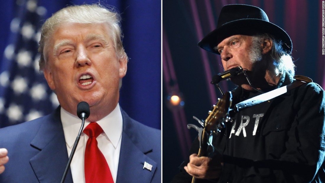 Neil Young 'NOT ok' with Trump playing his music at Mount Rushmore event - CNN