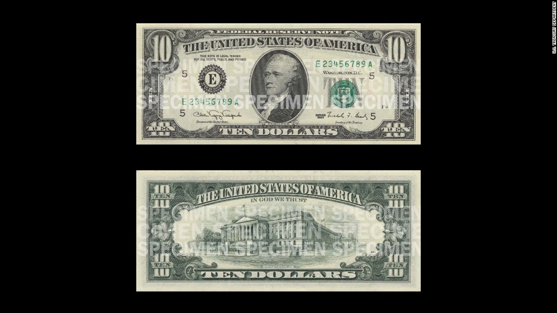 Evolution Of The 10 Bill 