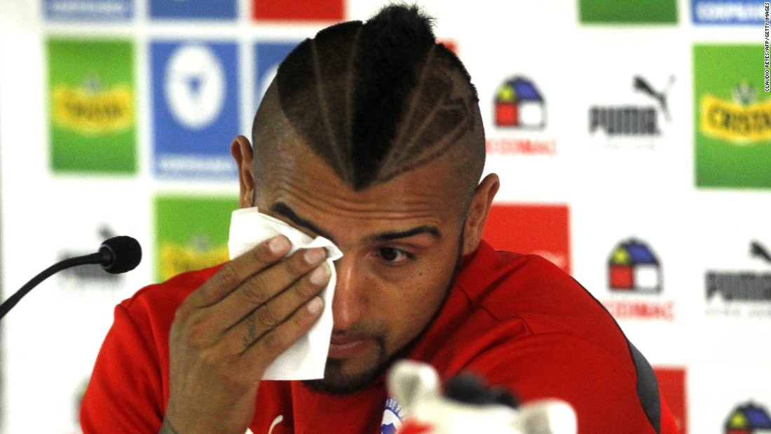 In a press conference shortly after his court hearing, Vidal asked for forgiveness &quot;from all Chileans who have him as a symbol&quot; and promised to &quot;give everything to win the Copa.&quot; He said: &quot;I put the lives of my wife and other drivers at risk. I&#39;m really sorry and grateful to everyone for their support.&quot;