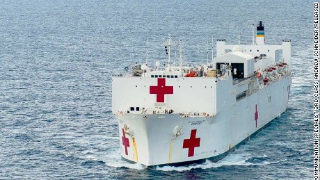 Usns Comfort Is The World S Biggest Hospital Ship Cnn