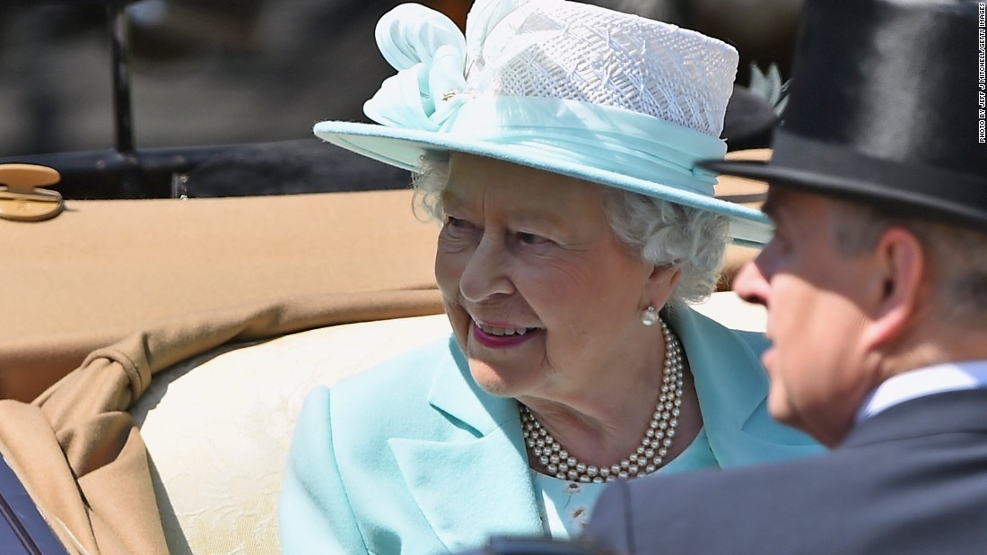 Bookmakers at Royal Ascot take bets on what color hat the Queen will wear on each day of the five-day meeting. Queen Elizabeth II chose a light shade of green for Ladies&#39; Day.